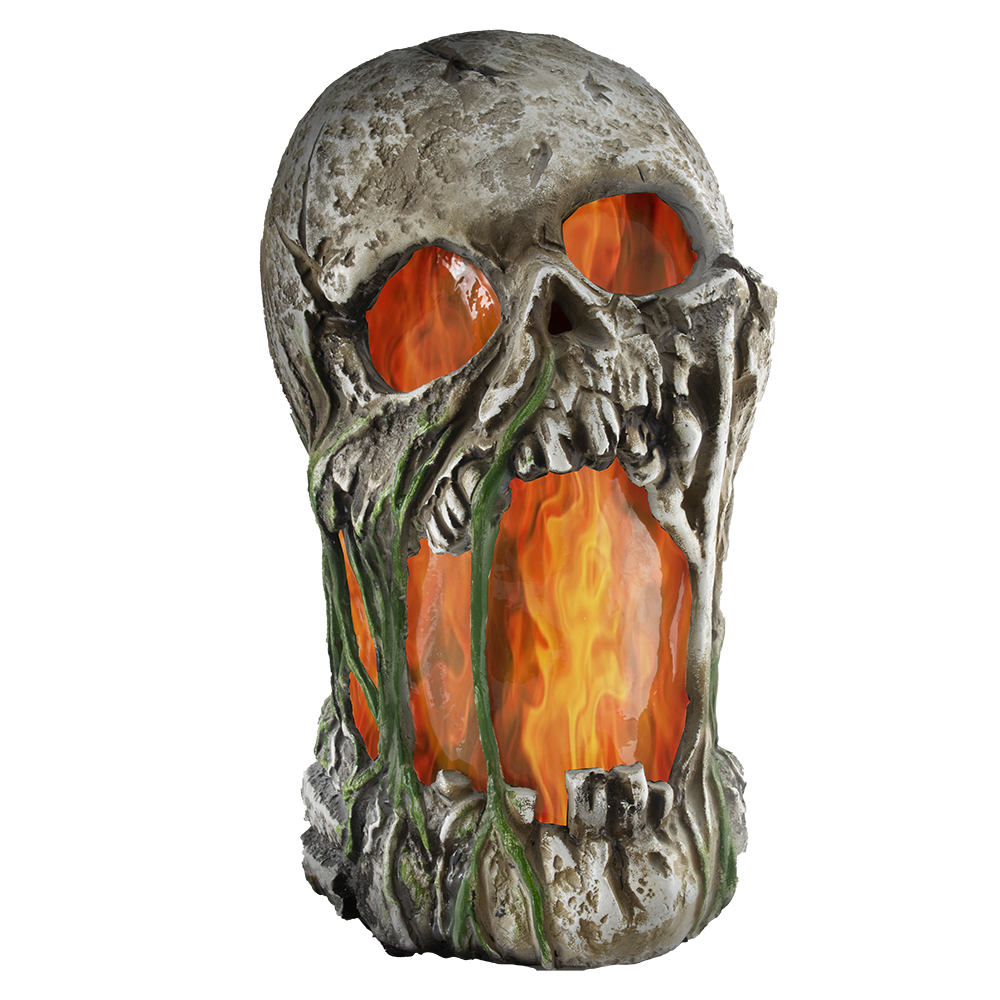 Flaming Rotted Skull™