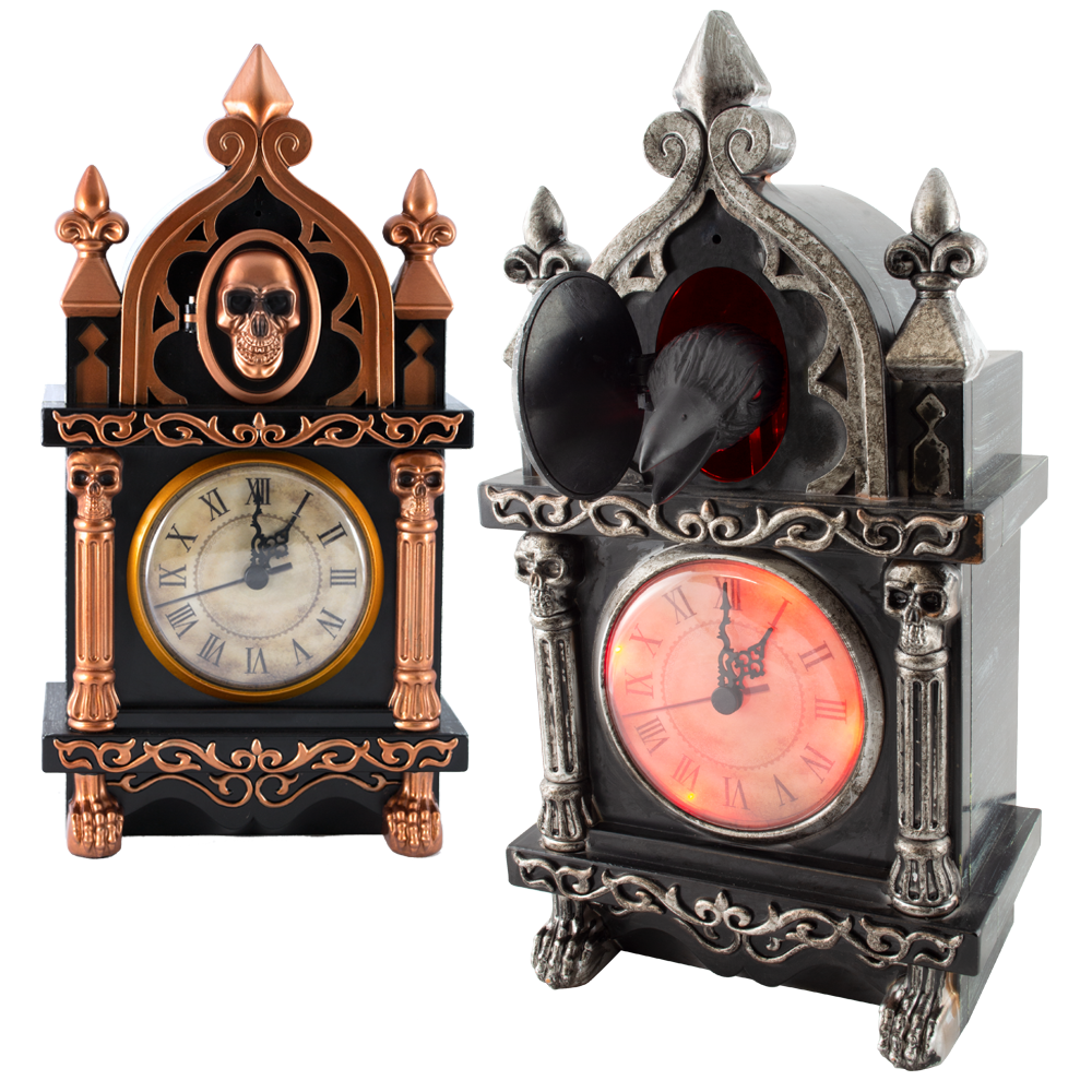 Animated Raven Clock™ (Clock of Doom™)