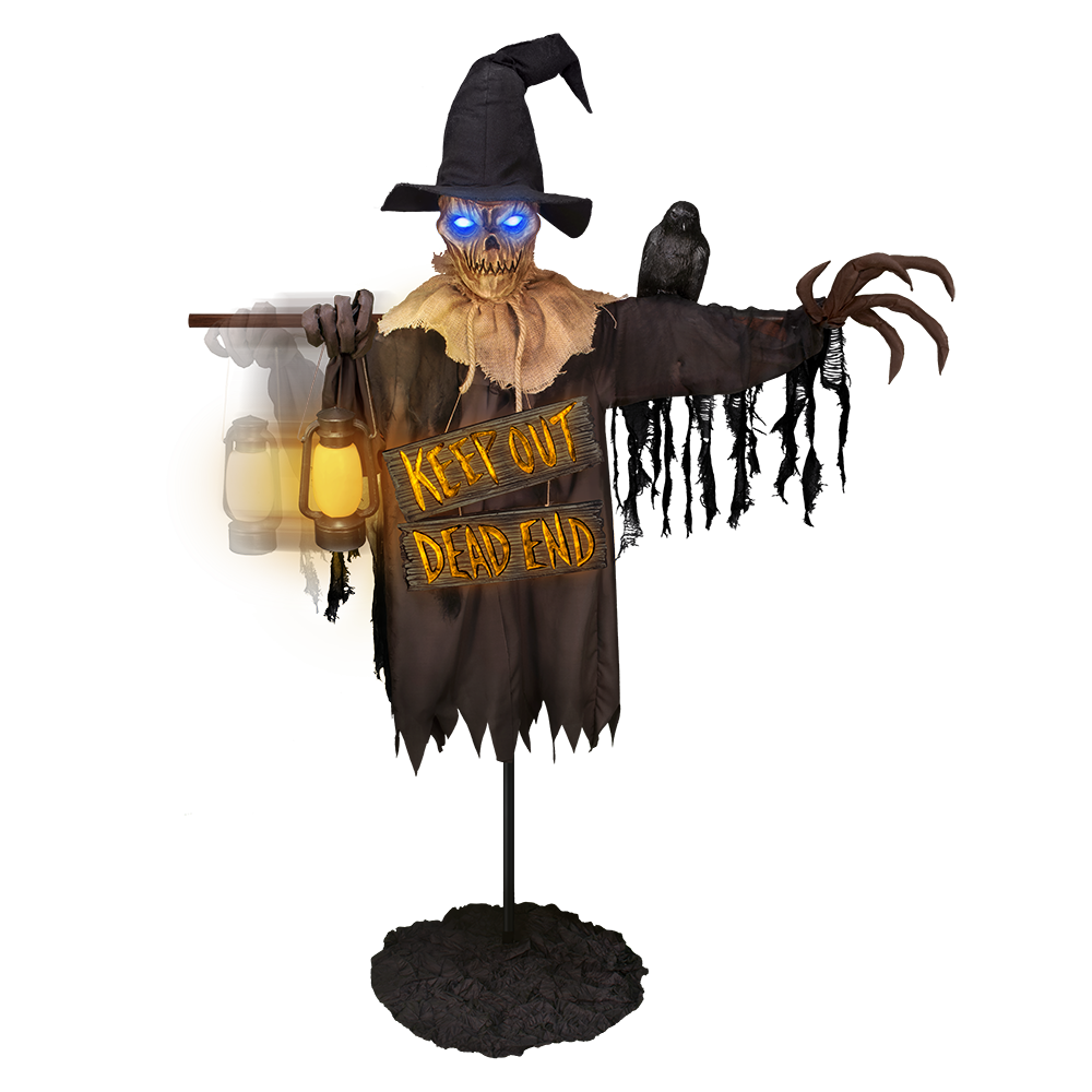 Lantern Scarecrow Sign™ (Animated Scarecrow)