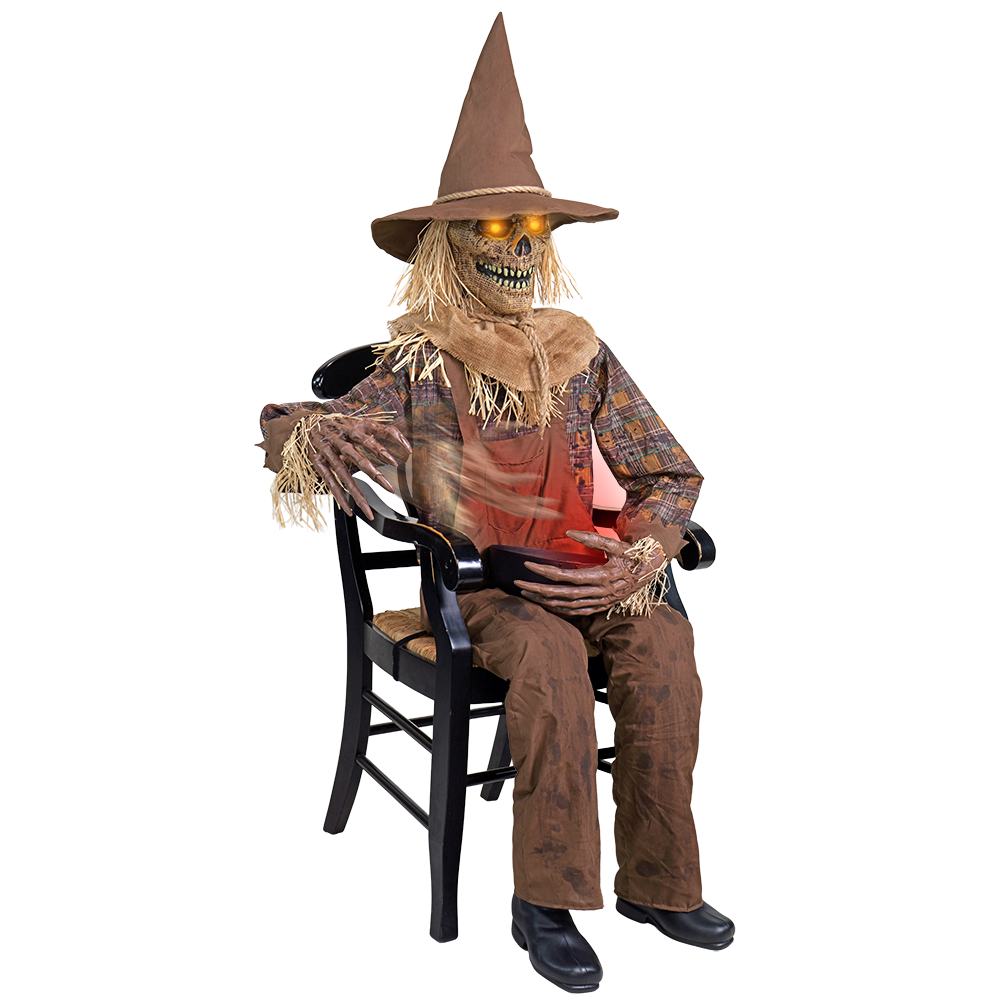 Swiping Scarecrow Animated Decoration™