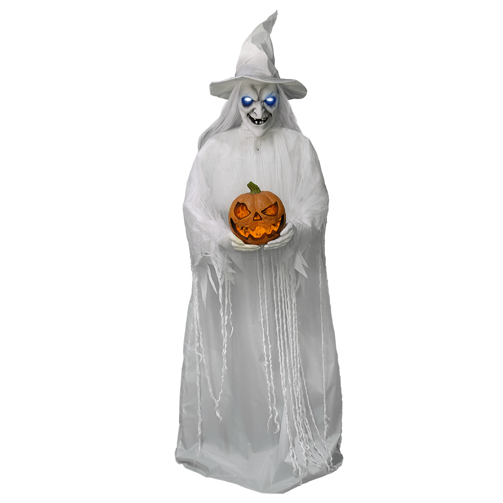 Animated Ghost Witch™ - White